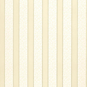 Wallis Stripe Bone 5004431 by Schumacher Designer Wallpaper