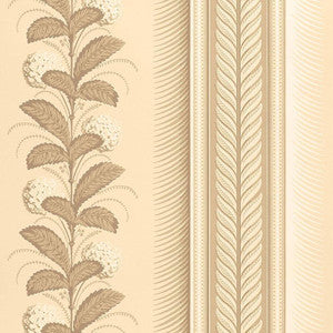 Hydrangea Drape Fawn 5004453 by Schumacher Designer Wallpaper