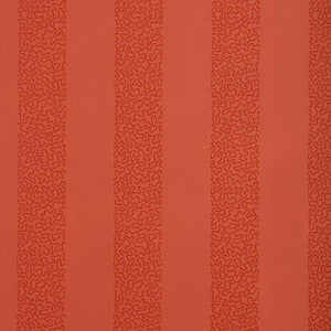 Beekman Stripe Coral 5004572 by Schumacher Designer Wallpaper