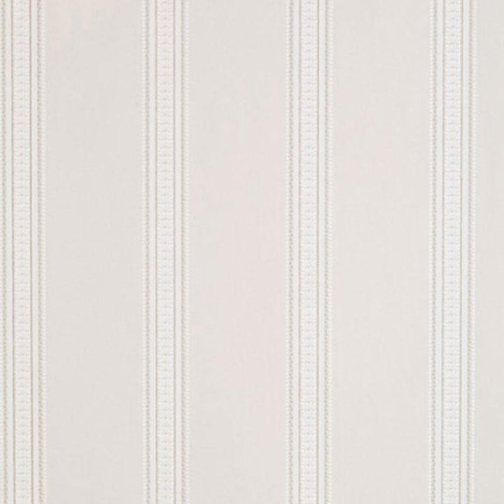 Lorraine Stripe Limestone 5004581 by Schumacher Designer Wallpaper Simply Charming 6.75" - Swanky Fabrics -