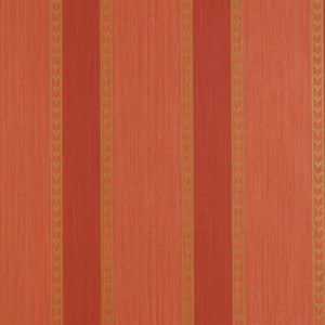 Lansdowne Strie Stripe Coral 5004622 by Schumacher Designer Wallpaper