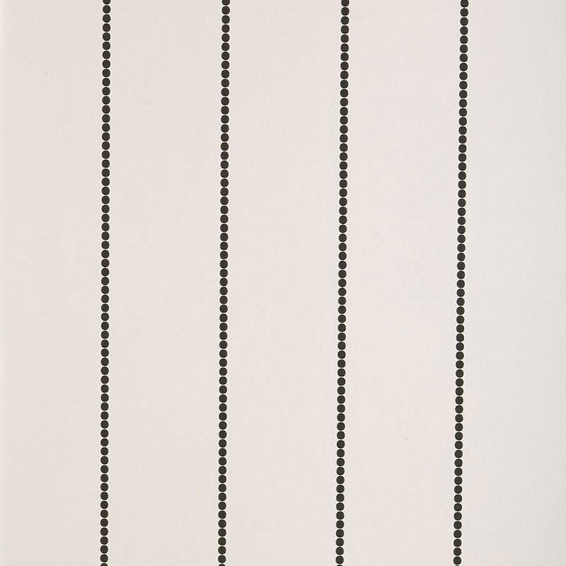 Gabrielle Stripe Graphite 5004672 by Schumacher Designer Wallpaper Simply Charming 5.38" - Swanky Fabrics -