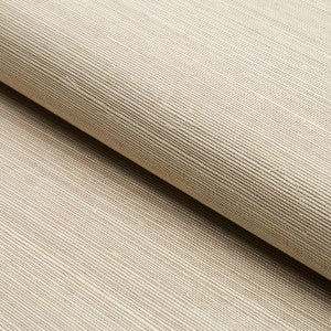 Haruki Sisal Silver 5004700 by Schumacher Designer Wallpaper