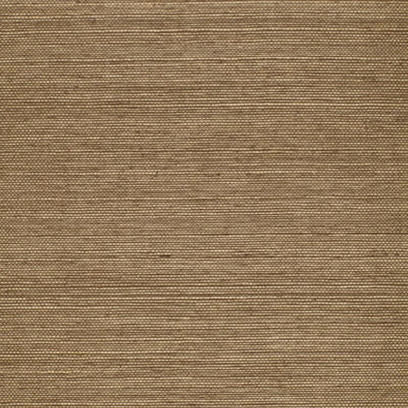 Haruki Sisal Sepia 5004711 by Schumacher Designer Wallpaper Essential - Swanky Fabrics -