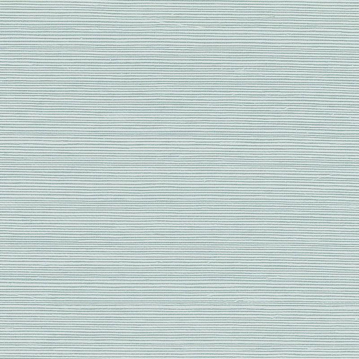 Haruki Sisal Water Blue 5004713 by Schumacher Designer Wallpaper Essential - Swanky Fabrics -