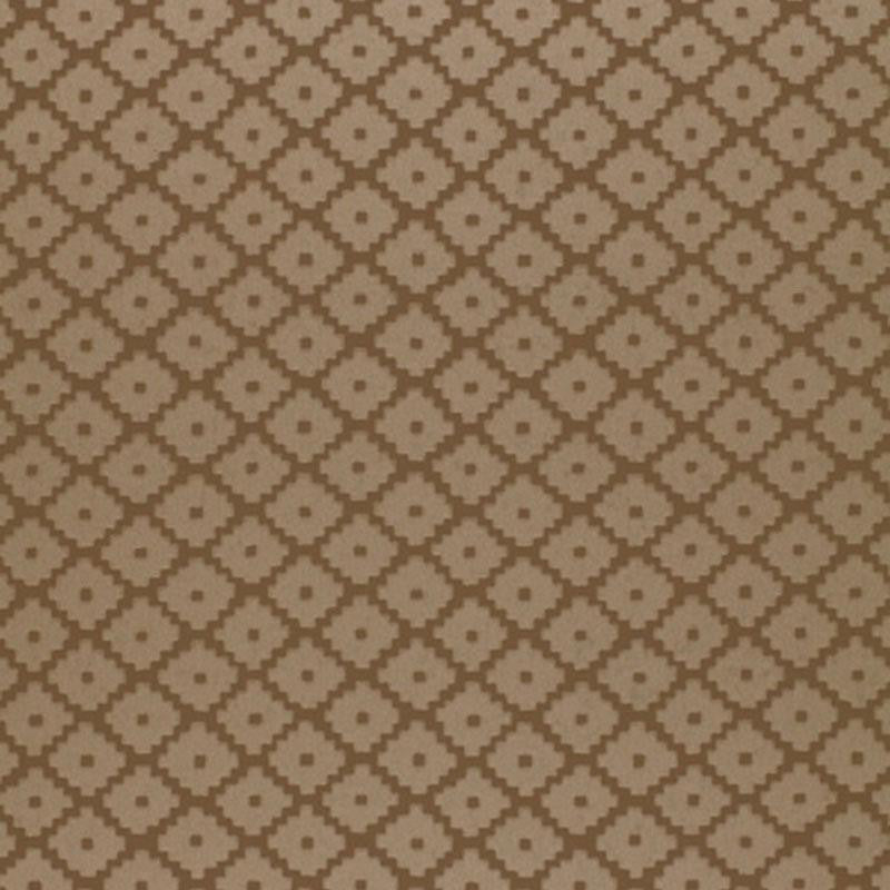 Ziggurat Mink 5004743 by Schumacher Designer Wallpaper The Smart Set 9.0" - Swanky Fabrics -