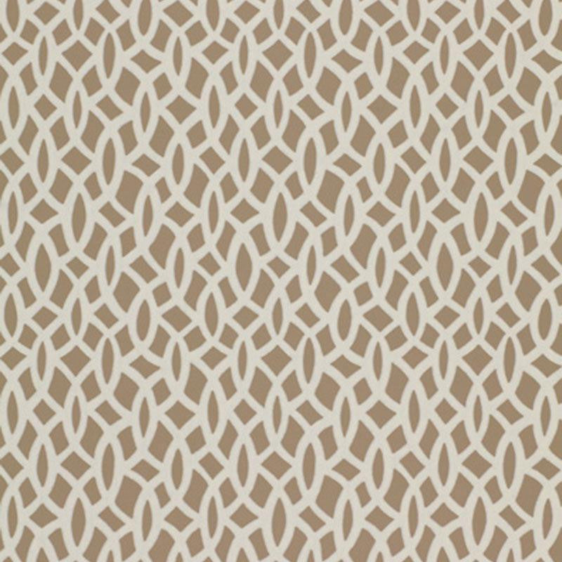 Chain Link Flax 5004753 by Schumacher Designer Wallpaper Textured Elements 6.75" - Swanky Fabrics -