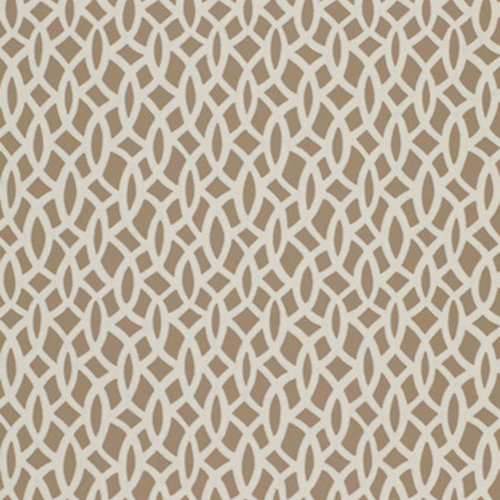 Chain Link Flax 5004753 by Schumacher Designer Wallpaper Textured Elements 6.75" - Swanky Fabrics -