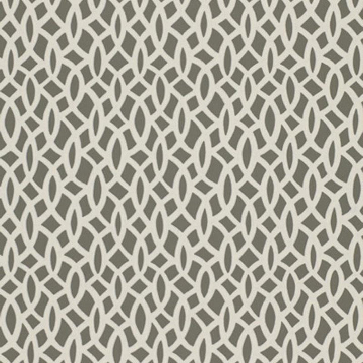 Chain Link Charcoal 5004754 by Schumacher Designer Wallpaper Textured Elements 6.75" - Swanky Fabrics -
