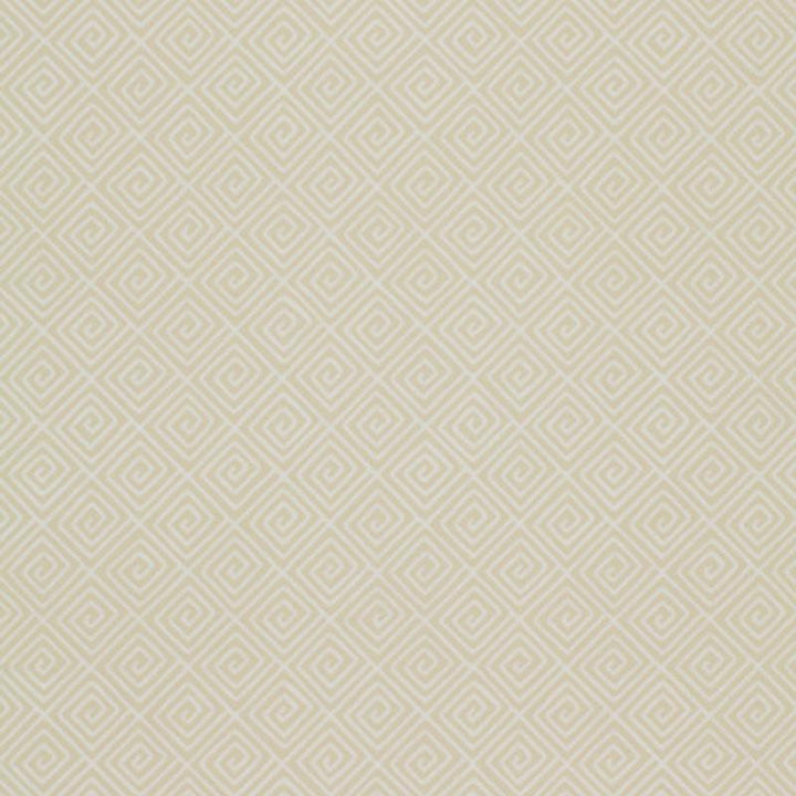 Greek Key Bone 5004760 by Schumacher Designer Wallpaper The Smart Set 13.5" - Swanky Fabrics -