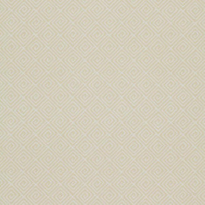 Greek Key Bone 5004760 by Schumacher Designer Wallpaper