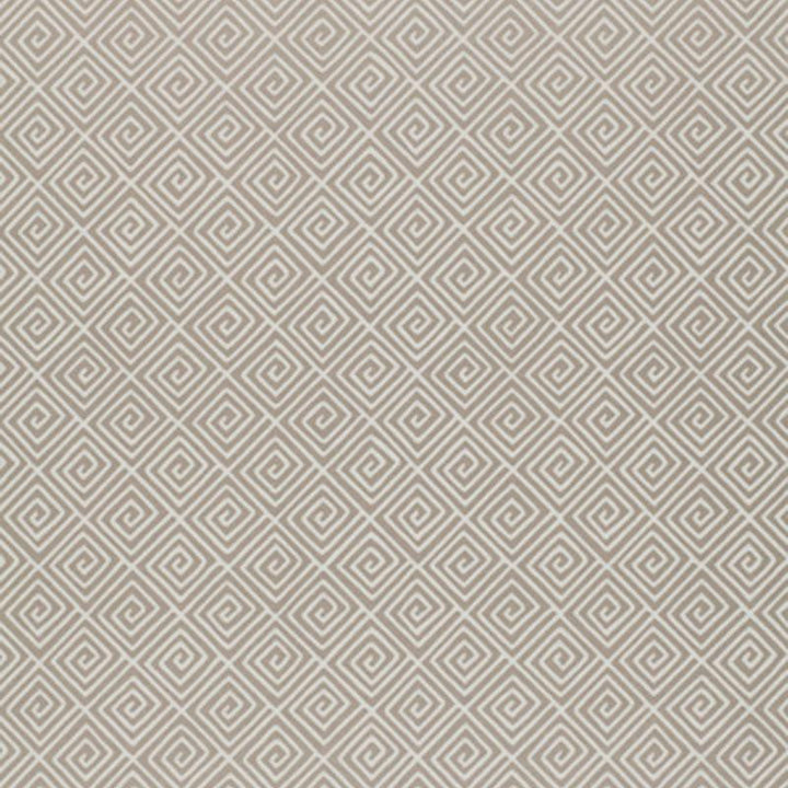 Greek Key Silver 5004762 by Schumacher Designer Wallpaper Textured Elements 13.5" - Swanky Fabrics -