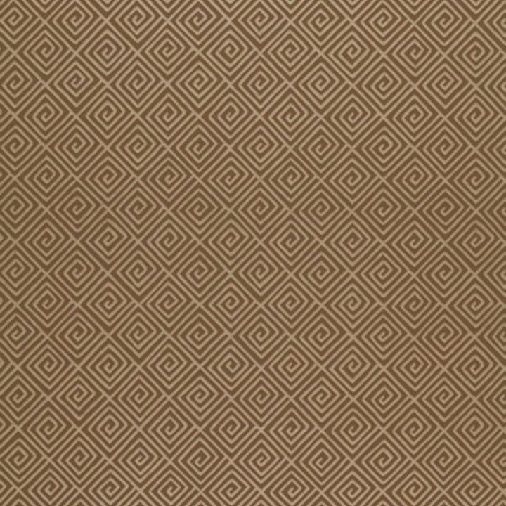 Greek Key Mink 5004763 by Schumacher Designer Wallpaper Textured Elements 13.5" - Swanky Fabrics -