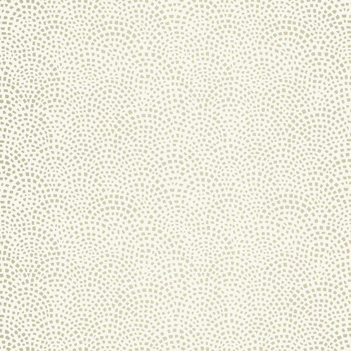 Mosaic Silver 5005040 by Schumacher Designer Wallpaper Modern Nature 13.5" - Swanky Fabrics -