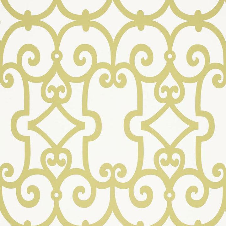 Manor Gate Aloe 5005050 by Schumacher Designer Wallpaper Modern Nature 13.5" - Swanky Fabrics -