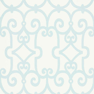 Manor Gate Mineral 5005051 by Schumacher Designer Wallpaper