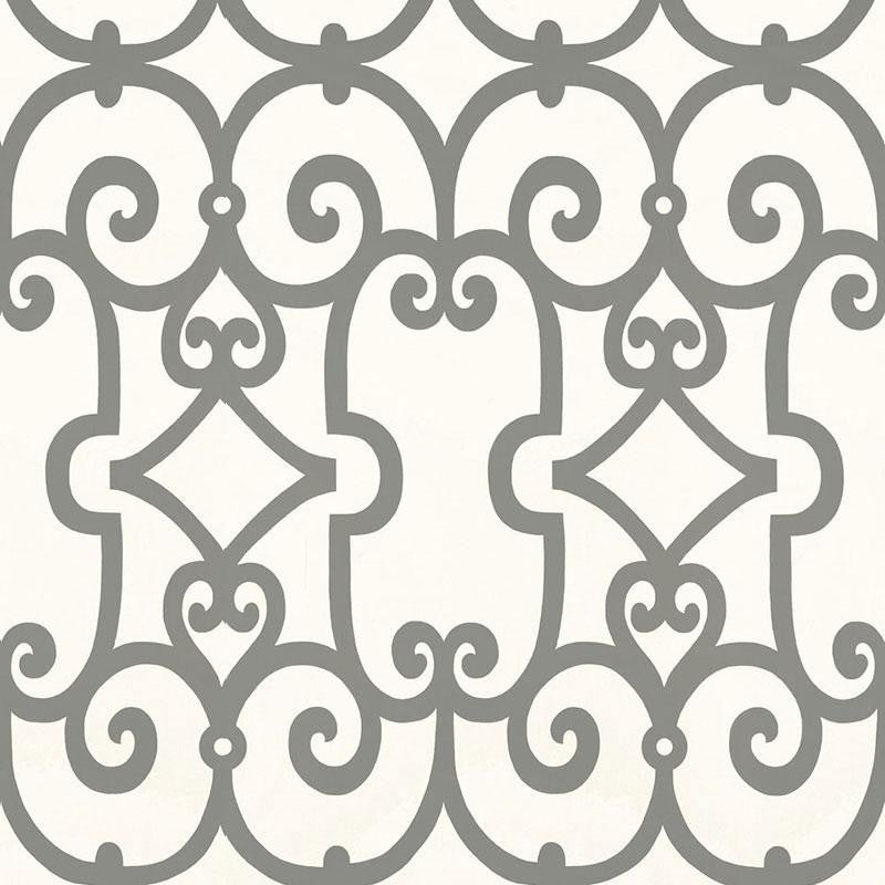 Manor Gate Charcoal 5005053 by Schumacher Designer Wallpaper Modern Nature 13.5" - Swanky Fabrics -