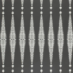 Fern Tree Graphite 5005073 by Schumacher Designer Wallpaper