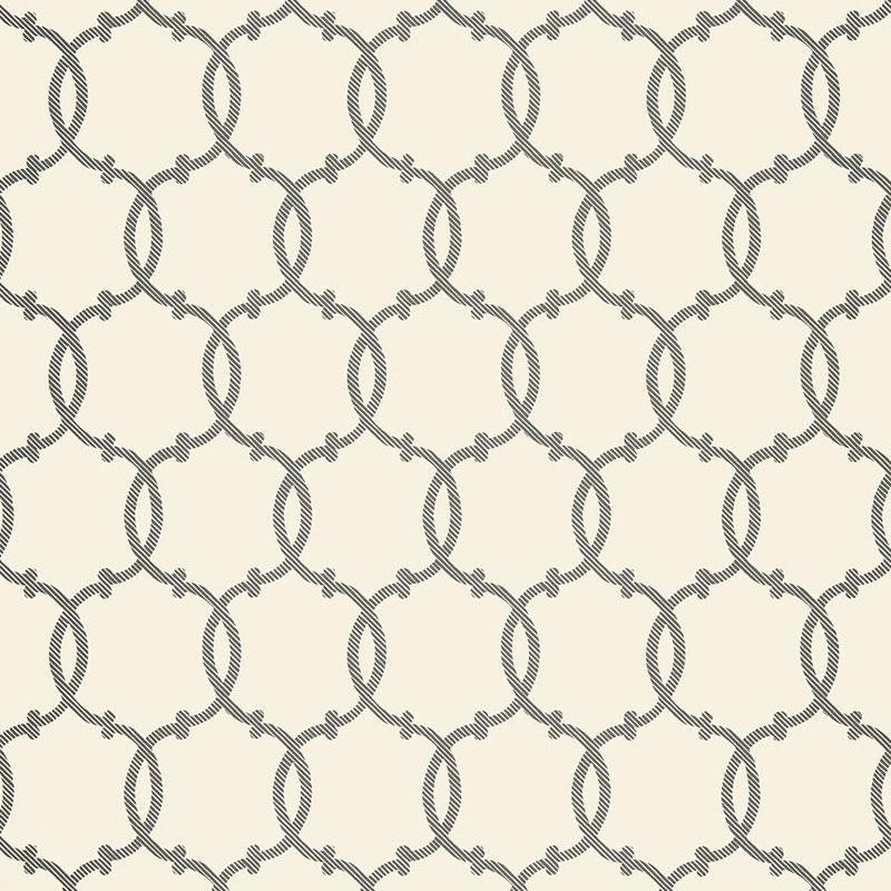 Tracery Charcoal 5005121 by Schumacher Designer Wallpaper Modern Nature 9.0" - Swanky Fabrics -
