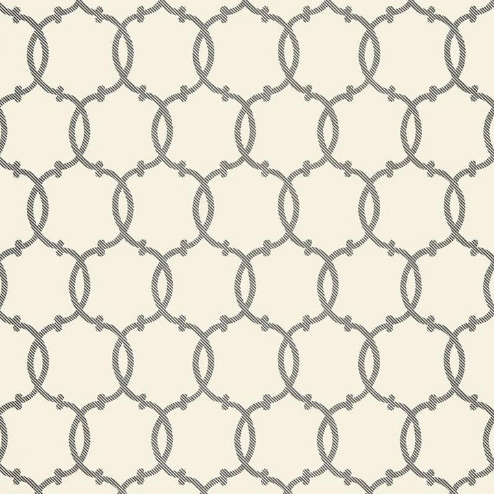 Tracery Charcoal 5005121 by Schumacher Designer Wallpaper Modern Nature 9.0" - Swanky Fabrics -