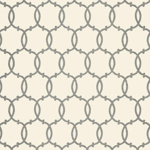 Tracery Charcoal 5005121 by Schumacher Designer Wallpaper