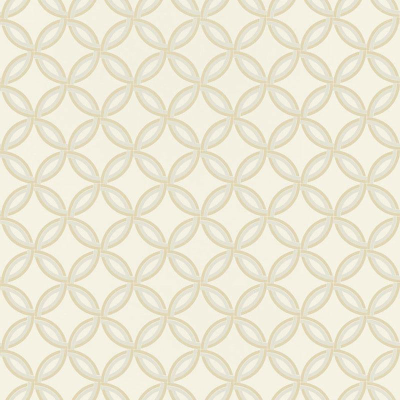 Spherica Parchment 5005130 by Schumacher Designer Wallpaper Modern Nature 4.5" - Swanky Fabrics -