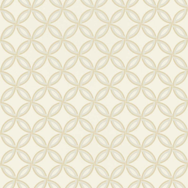 Spherica Parchment 5005130 by Schumacher Designer Wallpaper Modern Nature 4.5" - Swanky Fabrics -