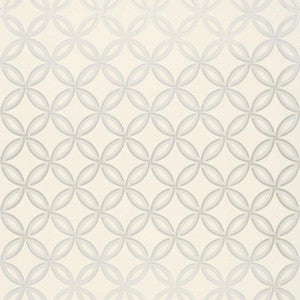 Spherica Silver 5005131 by Schumacher Designer Wallpaper