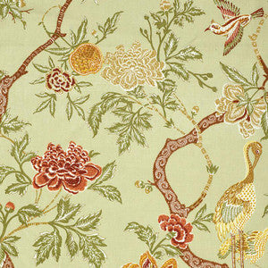 Arbre Chinois Sage 174082 by Schumacher Designer Fabric