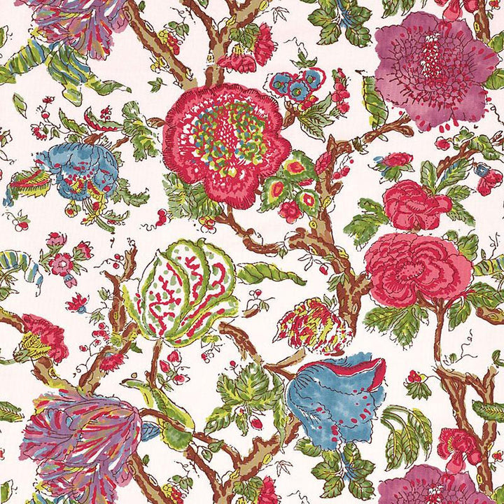 Pondicherry Azalea 174120 by Schumacher Designer Fabric Classic Prints 27.0" - Swanky Fabrics -
