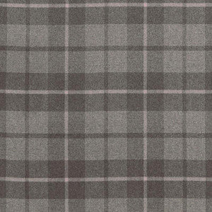 Montana Wool Plaid Oxford Grey 66661 by Schumacher Designer Fabric