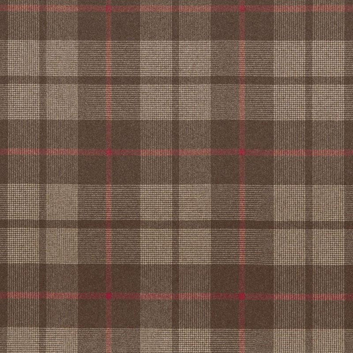 Montana Wool Plaid Java 66662 by Schumacher Designer Fabric Luxe Lodge 9.62" - Swanky Fabrics -