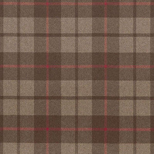 Montana Wool Plaid Java 66662 by Schumacher Designer Fabric