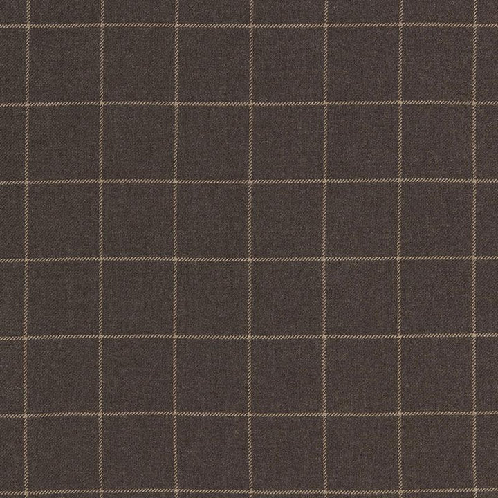 Bancroft Wool Plaid Sable 66770 by Schumacher Designer Fabric Luxe Lodge 4.0" - Swanky Fabrics -