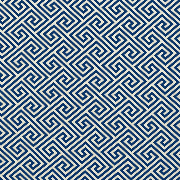 St. Tropez Indoor/Outdoor Navy 62901 by Schumacher Designer Fabric Plein Air 3.38" - Swanky Fabrics -