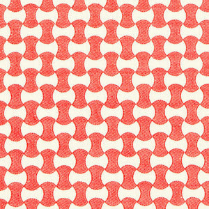 Nolita Embroidery Coral 67112 by Schumacher Designer Fabric