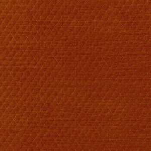 Paley Quilted Velvet Chinese Orange 66925 by Schumacher Designer Fabric
