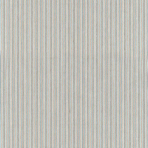 Baker Cotton Stripe Ivory/Aqua/Mocha 63000 by Schumacher Designer Fabric