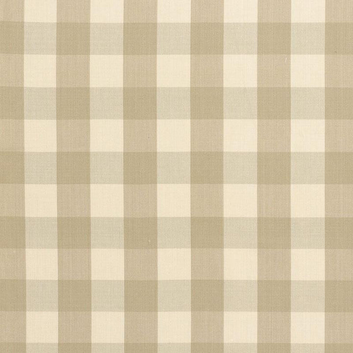 Camden Cotton Check Beige 63031 by Schumacher Designer Fabric Revisits Of Popular Patterns 3.0" - Swanky Fabrics -
