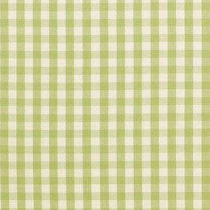 Elton Cotton Check Sage 63056 by Schumacher Designer Fabric