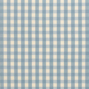 Elton Cotton Check Chambray 63058 by Schumacher Designer Fabric