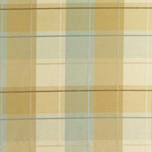 Coin Silk Plaid Aqua 63361 by Schumacher Designer Fabric