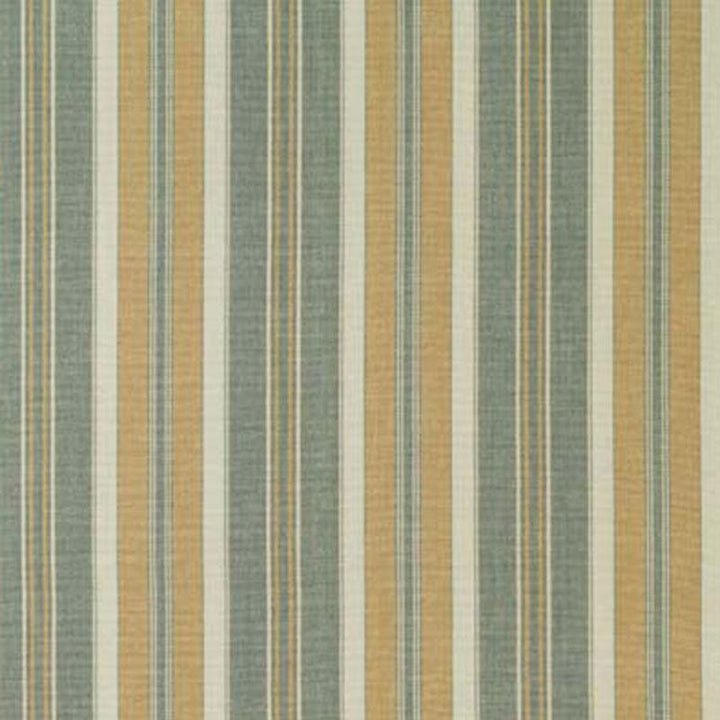 Hudson Stripe Aqua 63432 by Schumacher Designer Fabric Chroma 4.62" - Swanky Fabrics -