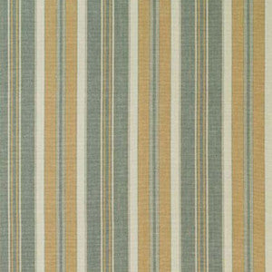 Hudson Stripe Aqua 63432 by Schumacher Designer Fabric