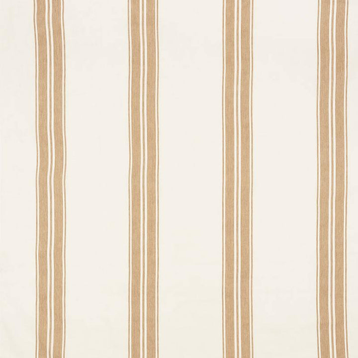 Brentwood Stripe Neutral 70870 by Schumacher Designer Fabric Mark D. Sikes 13.0" - Swanky Fabrics -