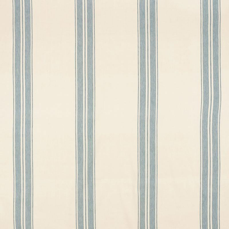 Brentwood Stripe China Blue 70871 by Schumacher Designer Fabric Mark D. Sikes 13.0" - Swanky Fabrics -