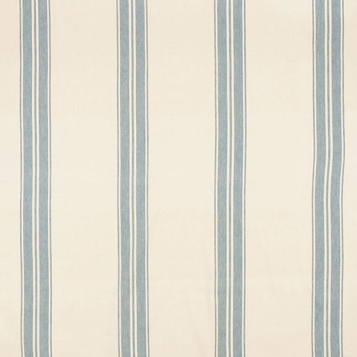 Brentwood Stripe China Blue 70871 by Schumacher Designer Fabric Mark D. Sikes 13.0" - Swanky Fabrics -