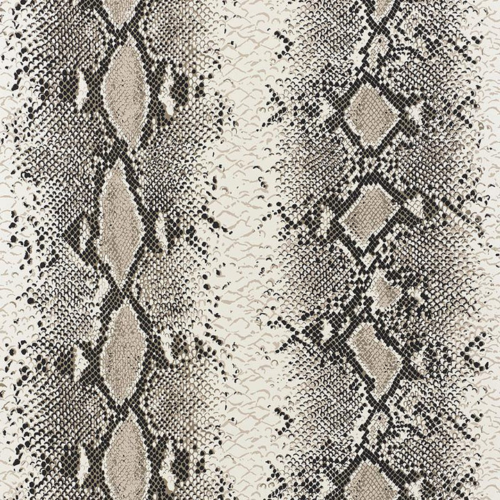 Snake Charmer Cinder 5008180 by Schumacher Designer Wallpaper Animal Prints & Wovens 27.0" - Swanky Fabrics -