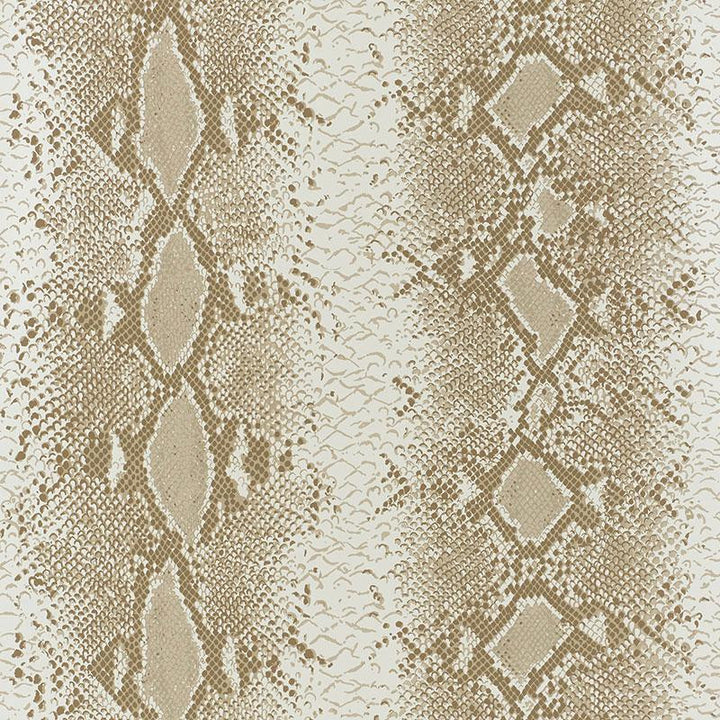 Snake Charmer Sand 5008181 by Schumacher Designer Wallpaper Animal Prints & Wovens 27.0" - Swanky Fabrics -
