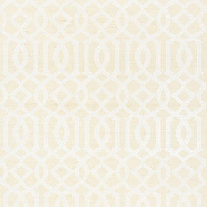 Imperial Trellis Sisal Ivory 5008350 by Schumacher Designer Wallpaper